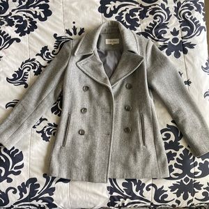 Calvin Klein grey peacoat